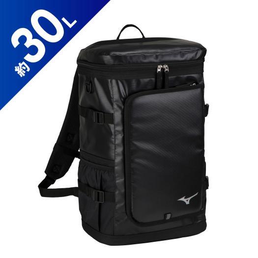 【送料無料】ミズノ ターポリンバックパック(30L) ブラック Mizuno 33JD310509