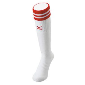 ミズノ ハイソックス（ソフトボール） レッド Mizuno 52UA148