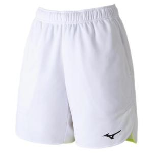 【送料２９０円】ミズノ ゲームパンツ(ラケットスポーツ)［レディース］ ホワイト×ネオライム Mizuno 72MB2202 01