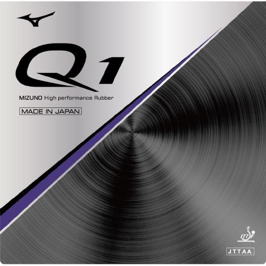 【送料無料】ミズノ 卓球ラバー Q1 ブラック Mizuno 83JRT29109