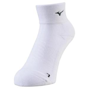 【送料２９０円】ミズノ BIO GEAR SONICソックス(ショート)（ユニセックス） ホワイト×ブラック Mizuno V2MX011170｜あきちゃん堂