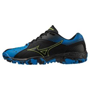 【送料無料】ミズノ ウエーブガイア3(ハンドボール)（ユニセックス） ブラック×イエロー×ブルー Mizuno X1GD185005｜あきちゃん堂