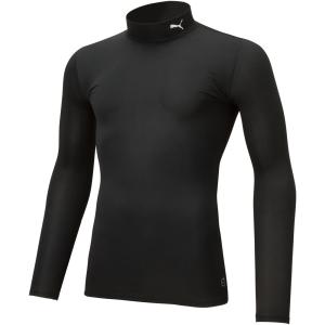 【送料無料】プーマ コンプレッション モックネック ＬＳ シャツ 03PUMA BLACK PUMA...