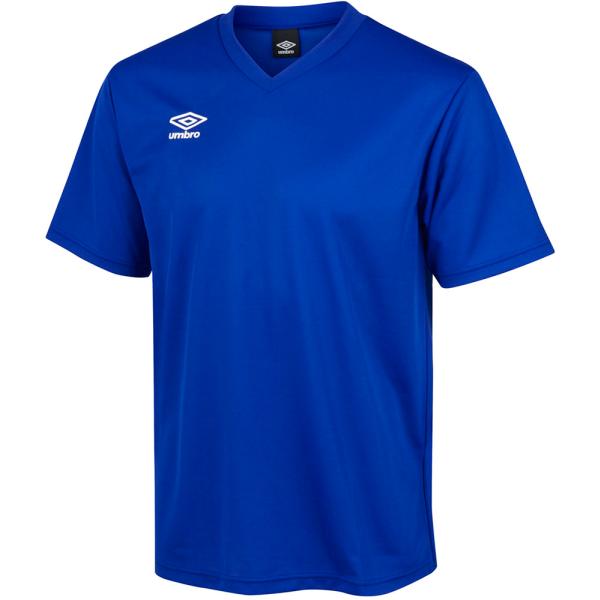 アンブロ サッカー ジュニア ゲームシャツ（ワンポイント） ブルー UMBRO UAS6307J B...