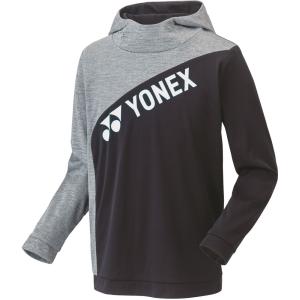 ヨネックス ユニセックス パーカー （フィットスタイル） ブラック Yonex 31044 007の商品画像