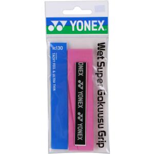 【送料２９０円】ヨネックス テニス グリップテープ ウェットスーパー極薄グリップ ピンク Yonex AC130 026