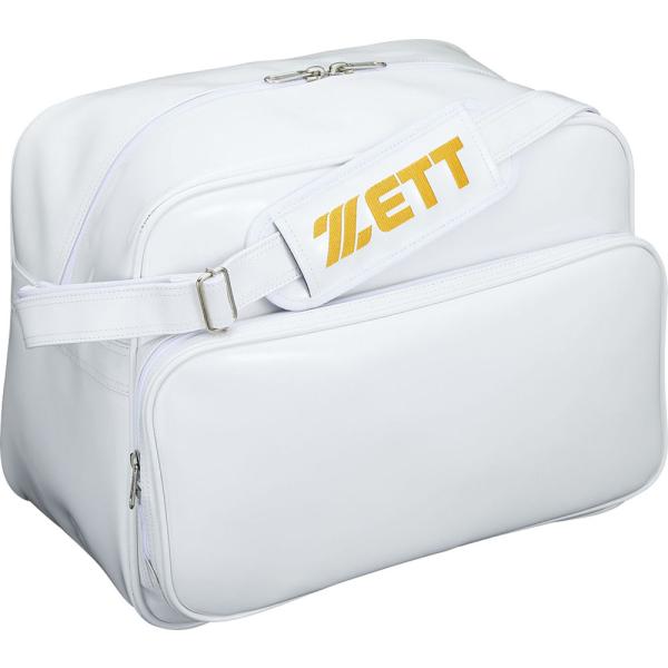 【送料無料】ゼット 野球 セカンドバッグ ショルダータイプ ホワイト ZETT BA594 1100