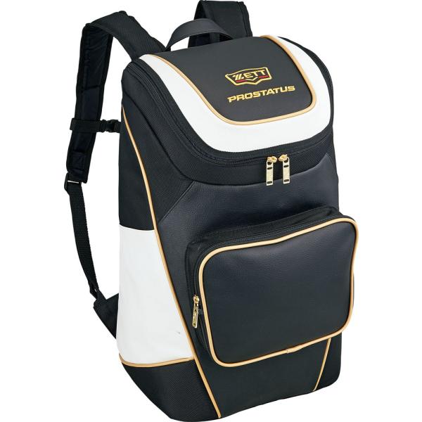 【送料無料】ゼット デイパック プロステイタス ブラック×ホワイト ZETT BAP420 1911