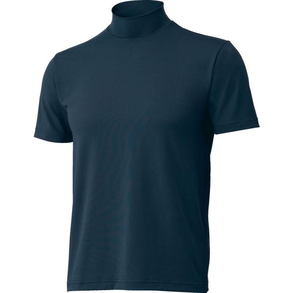 【送料２９０円】ゼット 野球 アンダーシャツ ハイネック 半袖 ライトフィットアンダーシャツ ネイビ...