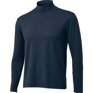 ゼット（ZETT） アンダーシャツ ハイネック 長袖 フィット ネイビー 紺
