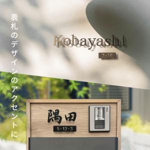表札 ハウスナンバー ステンレス 数字 番地 ...の詳細画像3