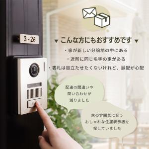 表札 ハウスナンバー ステンレス 数字 番地 ...の詳細画像4