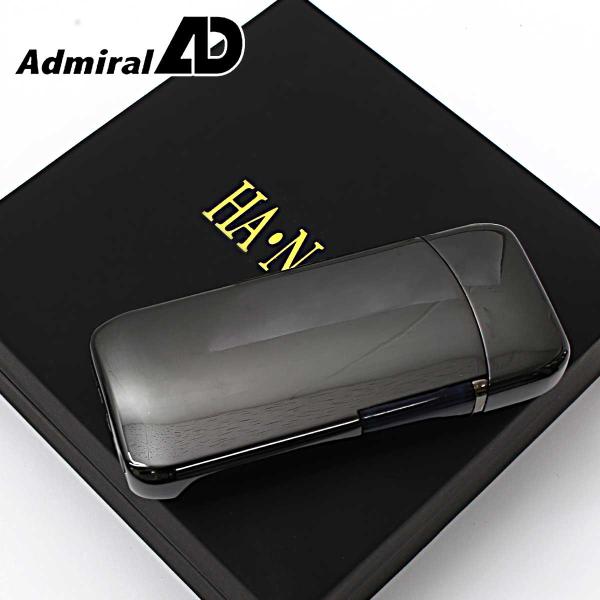 ADMIRAL アドミラル産業 USB充電式 バッテリーライター HA・NA・BI ブラックニッケル...