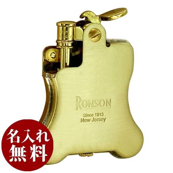 RONSON フリントオイルライター バンジョー Banjo ブラスサテン R01-1031 適合リ...