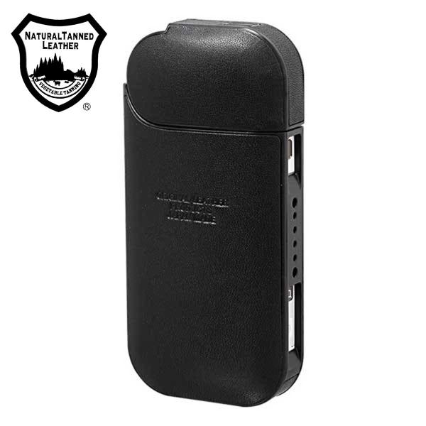 栃木レザー アイコス対応 加熱式 タバコケース フルカバーシリーズ ジーンズ ブラック L-2046...