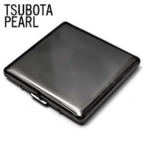 Tsubota 坪田パール シガレットケース カジュアルメタル10 85mm BKニッケル 1-87307-51 