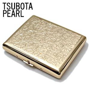 坪田パール シガレットケース カジュアルメタルゴールドアラベスク 10