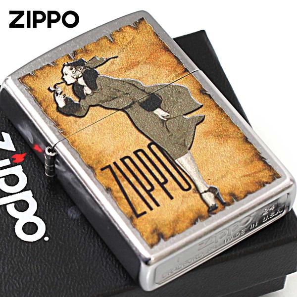Zippo ジッポライター ウインディ ガール Windy Girl アメリカ加工 Processi...