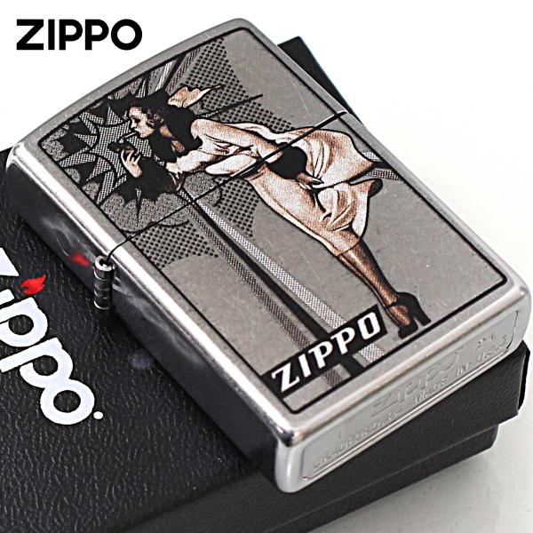 Zippo ジッポライター ウインディ ガール Windy Girl アメリカ加工 Processi...