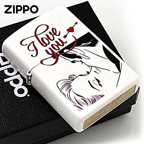 Zippo ジッポライター I Love you. KISS アメリカ加工 Processing i...