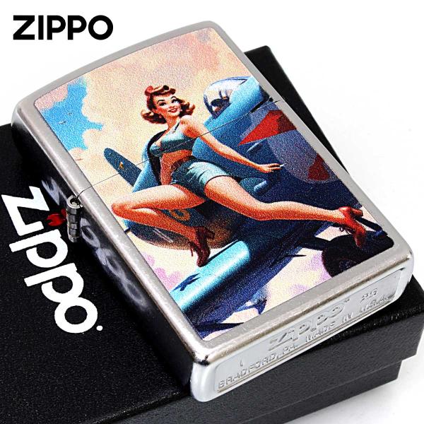 Zippo ジッポライター NOSE ART Pin Up Girl Woman ノーズアート ピン...