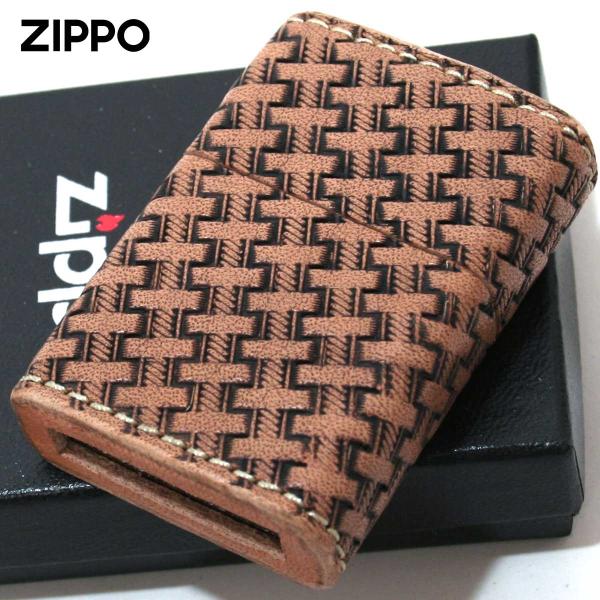 Zippo ジッポライター 革巻き レザー ワークス カオス Leather Works CHAOS...