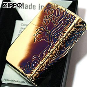 ZIPPO（ジッポー） ジッポライター 龍虎 ドラゴン タイガー 4面連続