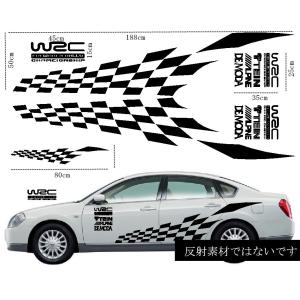 WRC　大きいステッカー　全車　車用品　ステッカーセット　ドア　フード翼　カッコイイステッカー　カー　ステッカー