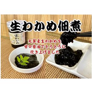生わかめ佃煮 150g 熊本県天草産100%使用の詳細画像3