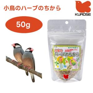 黒瀬ペットフード 小鳥のハーブのちから 50g 小鳥 エサ 餌 フード オーチャードグラス 自然派宣言 PF-28