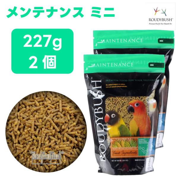 正規品 ラウディブッシュ ROUDY BUSH デイリーメンテナンス ミニ 227g x2個 小鳥 ...