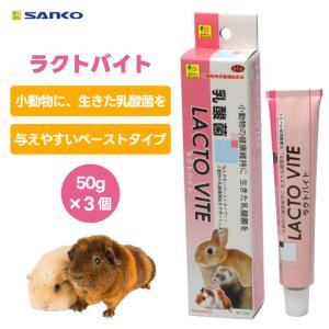 三晃商会 SANKO サンコー 616 ラクトバイト 50g 3個 150g 小動物 フード 餌 おやつ うさぎ フェレット ハリネズミ フクロモモンガ｜akinai-od