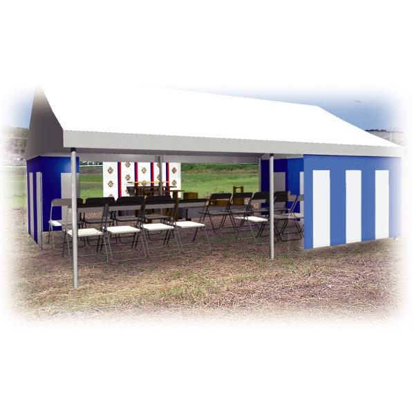 青白幕 ブロード 高さ180cm×長さ1.8m 01600101E