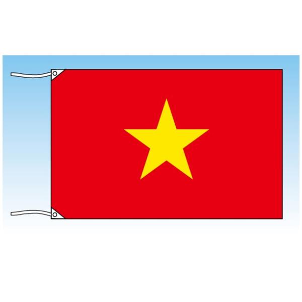 ベトナム国旗（７０×１０５cm）　テトロンポンジ　051017002