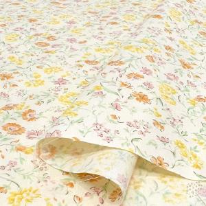 ブロード ペールカラー フローラル プリント 花柄の詳細画像2