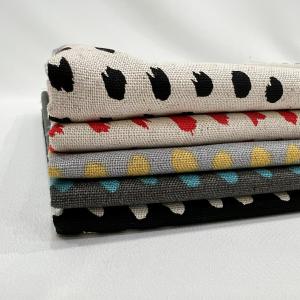 リン生地 北欧風 ドット 水玉 コットンリネン...の詳細画像1