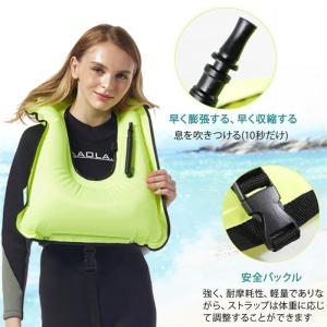 ライフジャケット 手動膨張式 釣り スマホ防水...の詳細画像2