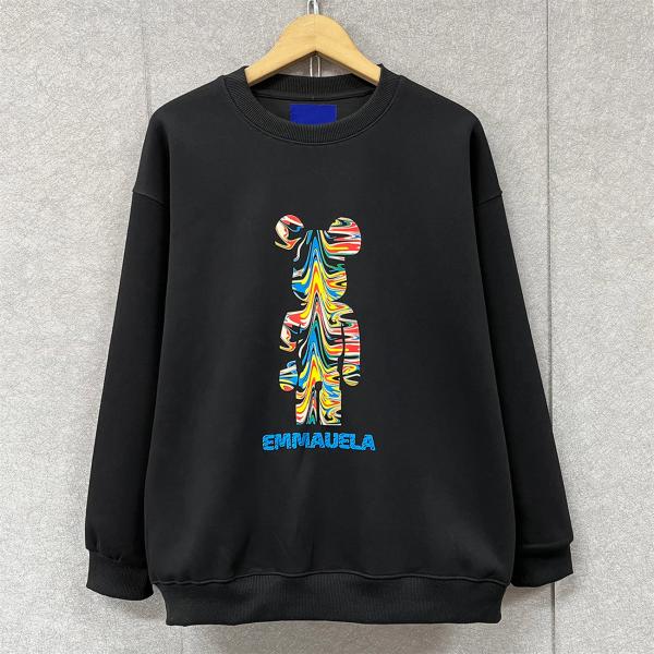 トレーナー EU製 Emmauela イタリア ミラノ発 個性 快適 人気 ソフト 遊び心 クマ カ...