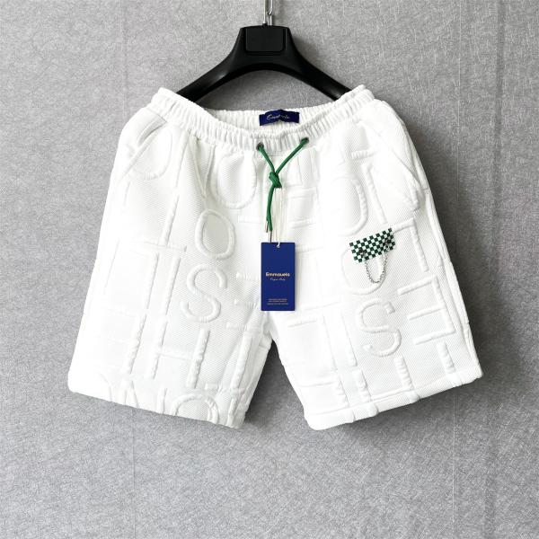 ショートパンツ EU製 Emmauela イタリア ミラノ発 通気 薄手 個性 英字柄 スウェット ...