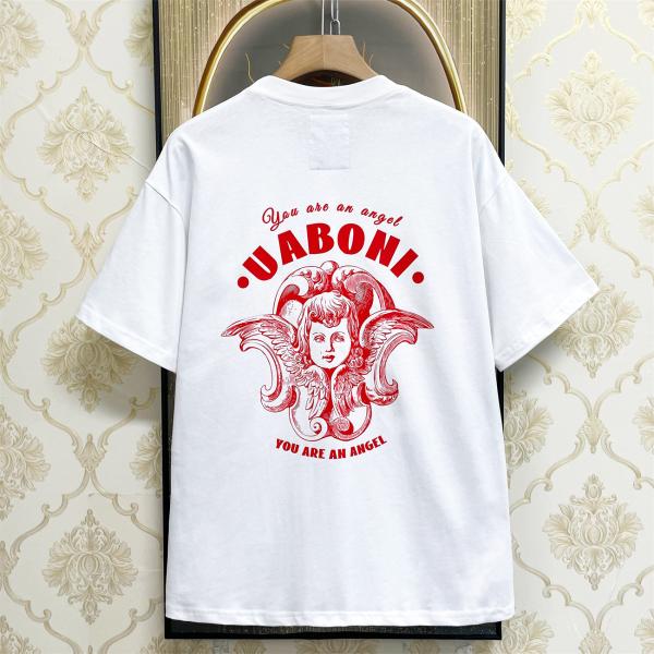 半袖 Tシャツ EU製＆定価2万 UABONI*Paris*ユアボニ*パリ発 上質 通気 薄手 速乾...