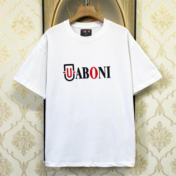 半袖Tシャツ EU製＆定価2万 UABONI*Paris*ユアボニ*パリ発 エジプト綿 ソフト 快適...