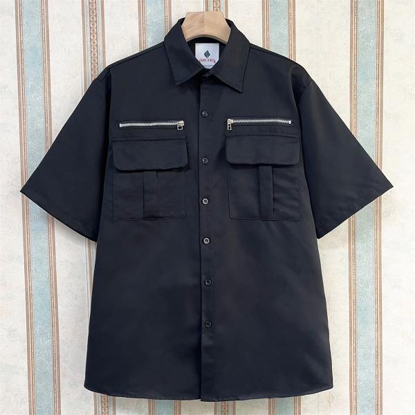 半袖 シャツ EU製 FRANKLIN MUSK・アメリカ・ニューヨーク発 快適 通気 吸湿 無地 ...