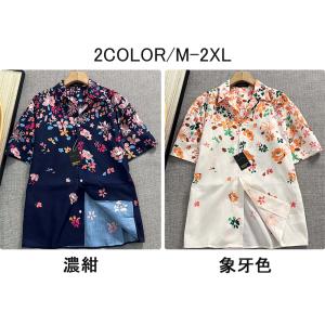 20%OFF シャツ アロハシャツ 半袖 EU...の詳細画像3