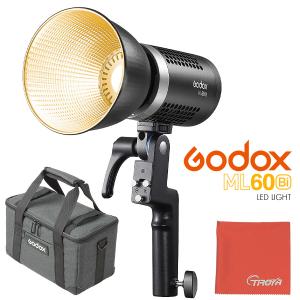 [日本公認代理店品] Godox ML60Bi 60W 手持ち式LEDライト 2800K〜6500K色温度連続調整可能 10100lux@1m 高輝度｜あかりの森 Yahoo!店