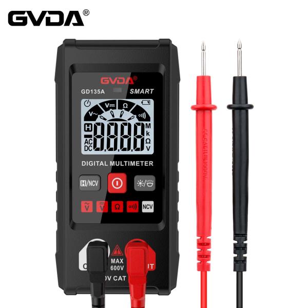GVDAデジタルテスター 電気測定器 電流 電圧 抵抗 直流 交流 対応 自動車整備 マルチメーター...