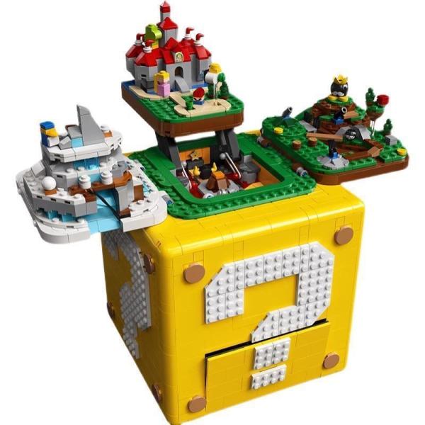 ブロック互換 レゴブロック LEGO スーパーマリオ レゴ スーパーマリオ64 ハテナブロック おも...