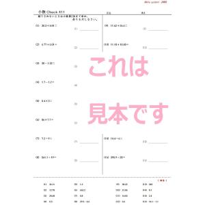 計算チェックテスト 小数の詳細画像2