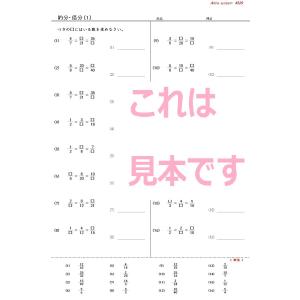 算数 分数の約分の詳細画像1