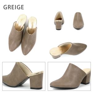 ミュール サンダル レディース アーモンドトゥ...の詳細画像4