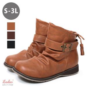 ショートブーツ サイドゴア 防滑アウトソール 立体形成 インソール